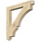 Ekena Millwork Balboa Arts & Crafts Rough Sawn Bracket, Douglas Fir, 4"W x 36"D x 36"H BKT04X36X36BOA03RDF - alternate 1